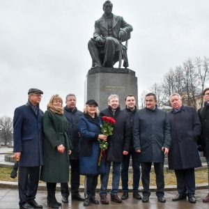 Общественная палата совместно с Ленинградским государственным университетом им. А.С. Пушкина организовала памятную акцию, приуроченную к 225-летию А.С. Грибоедова