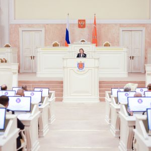 В Мариинском дворце состоялось заседание Общественной палаты Санкт-Петербурга