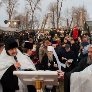 В день Крещения Господня Митрополитом Санкт-Петербургским и Ладожским Варсонофием был совершён чин освящения вод Невы у стен Петропавловской крепости